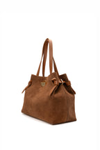 Vera Suede Crossbody Bag - Camel