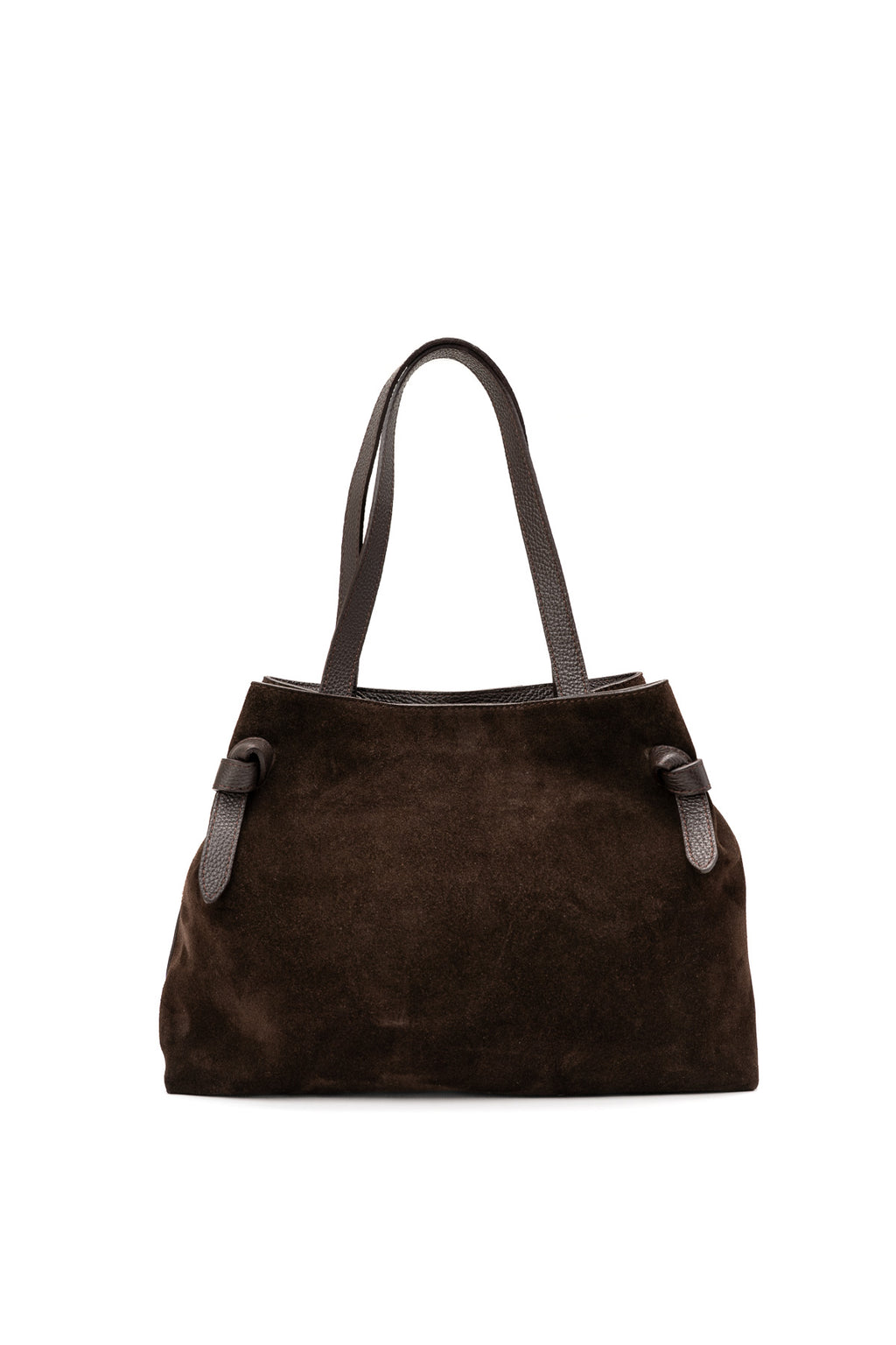 Vera Suede Shoulder Bag - Mocha