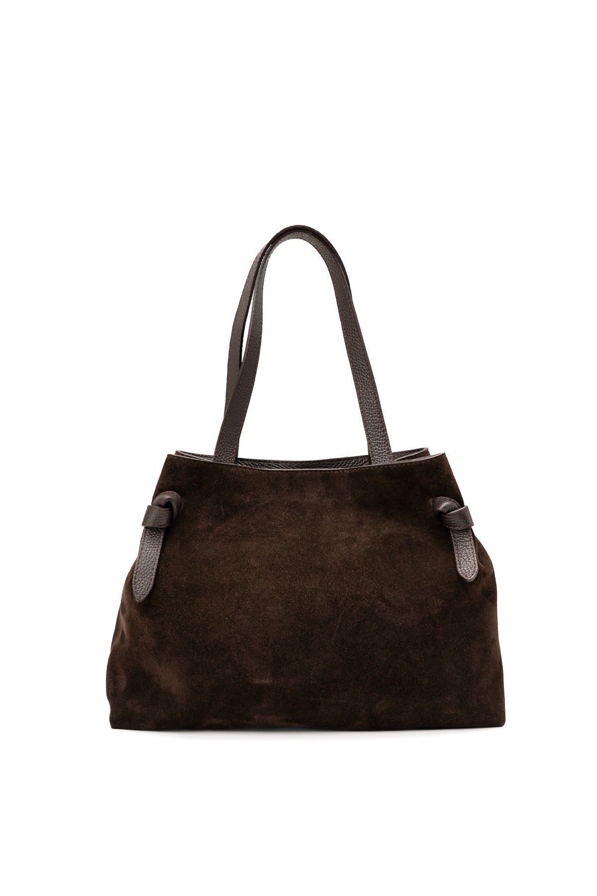 Vera Suede Shoulder Bag - Mocha