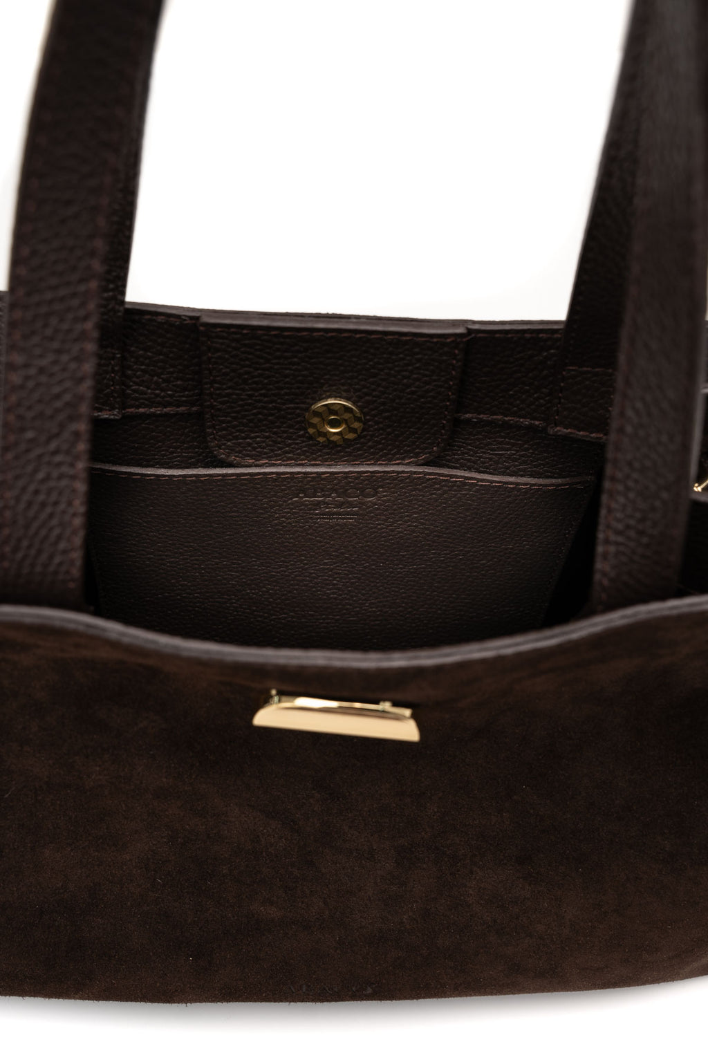 Vera Suede Shoulder Bag - Mocha