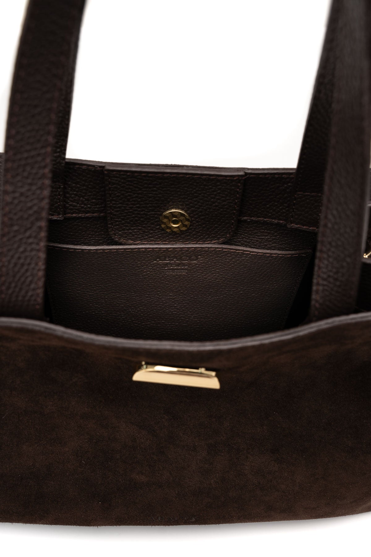 Vera Suede Shoulder Bag - Mocha
