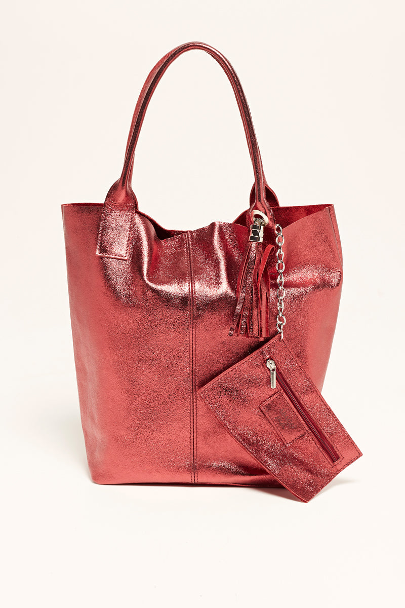 Bolso Yana - Rojo Metálico