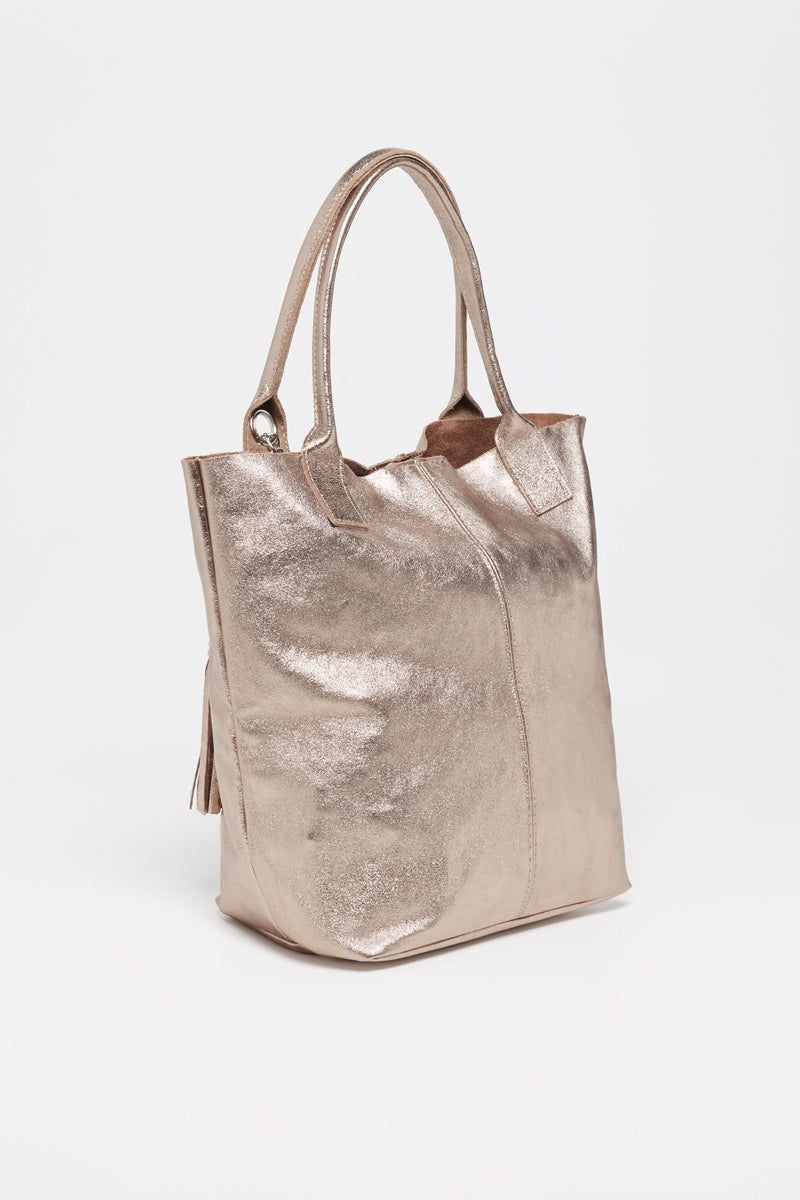 Sac À Main Yana - Rose Metallique