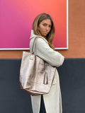 Sac À Main Yana - Rose Metallique