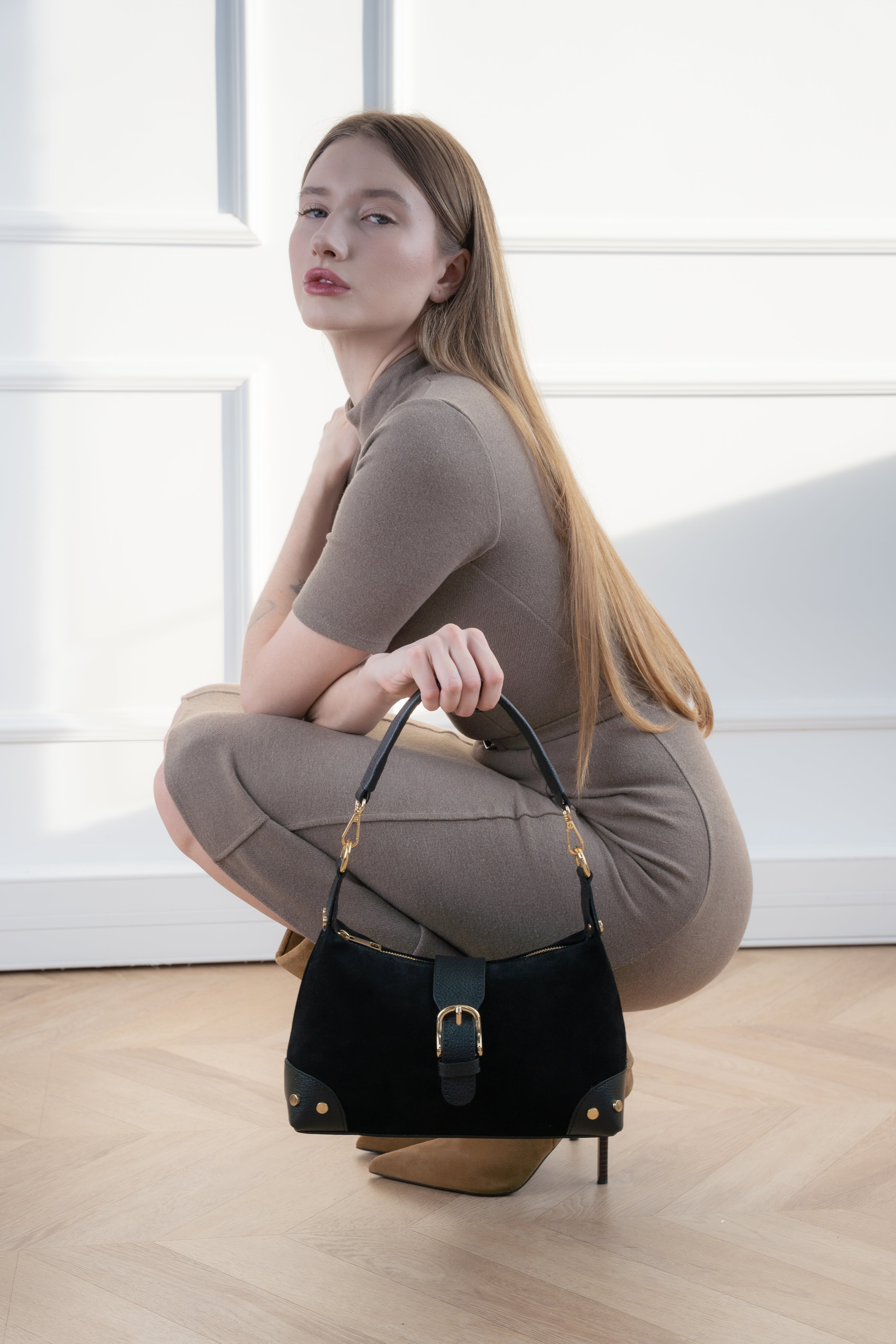 Bolso de hombro Kane - Negro