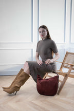 Moss Shoulder Bag - Burgundy