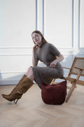 Moss Shoulder Bag - Burgundy