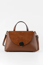 Row Shoulder Bag - Camel