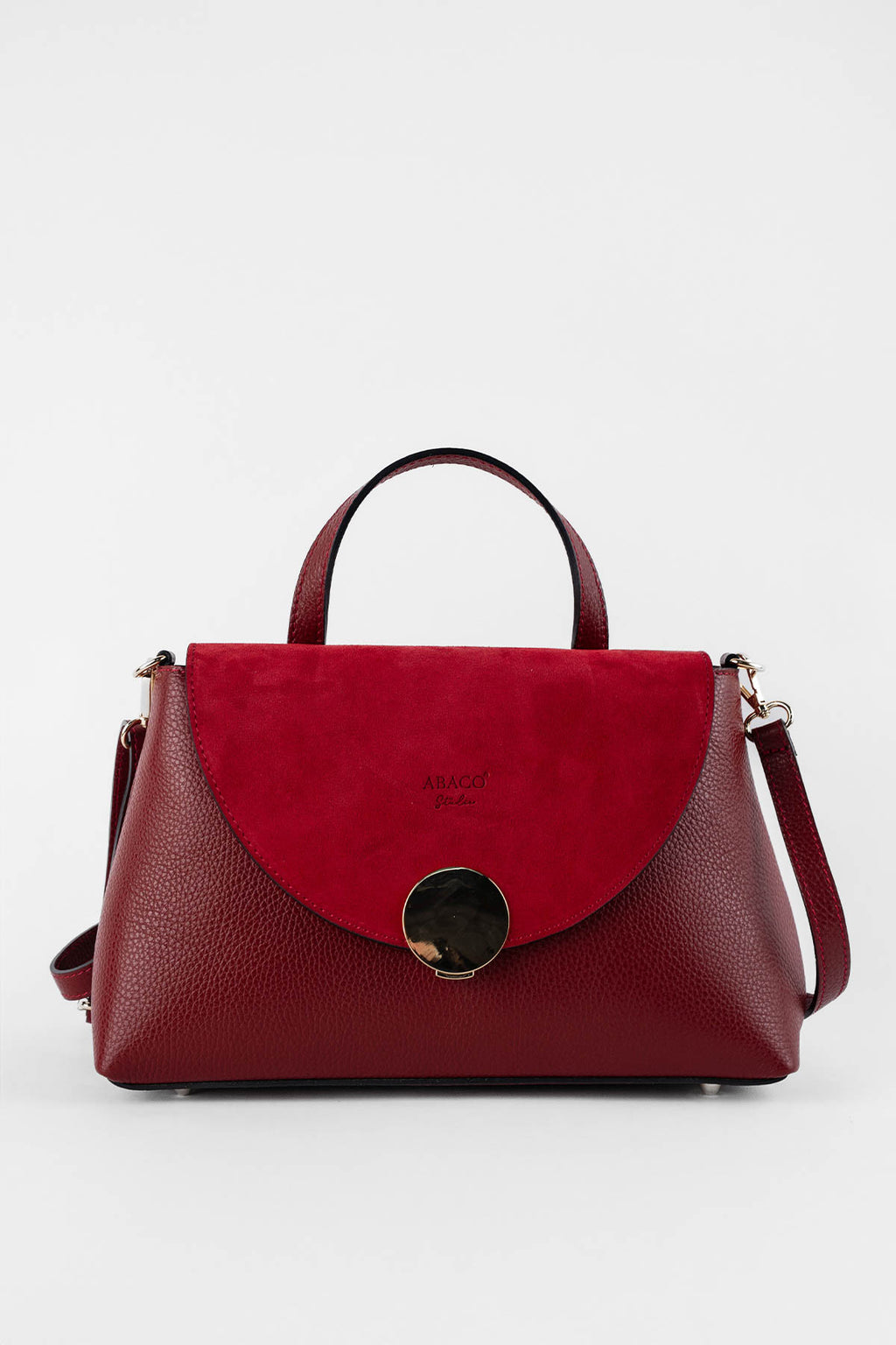 Row Shoulder Bag - Burgundy