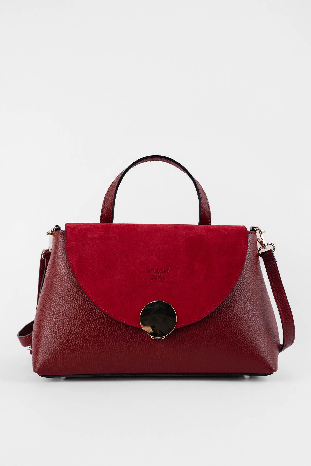 Row Shoulder Bag - Burgundy