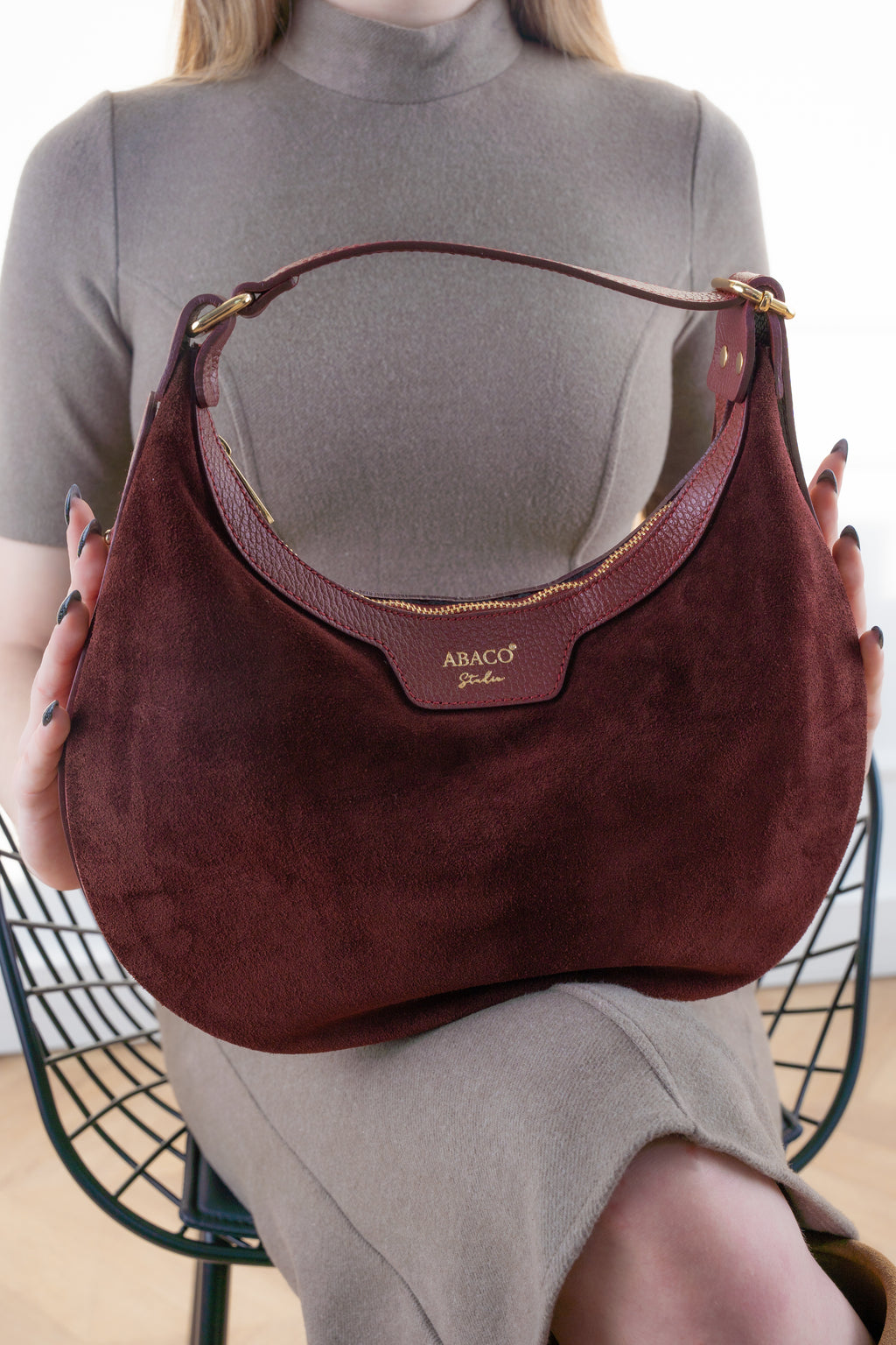 Bolso de hombro Siana - Burdeos