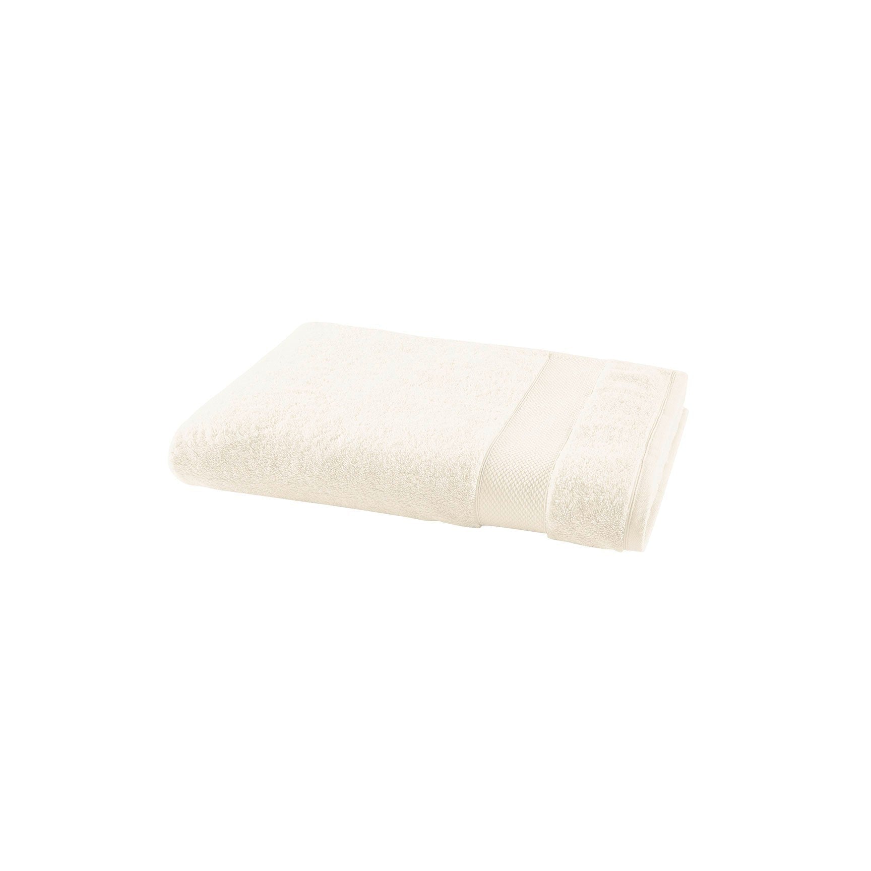 Éponge Unie - Drap de Douche - Crème