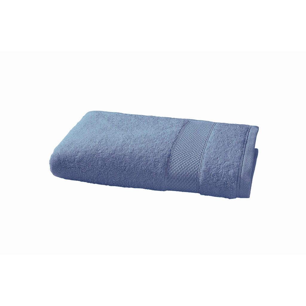 Rizo Liso - Toalla de Invitado - Azul Jeans