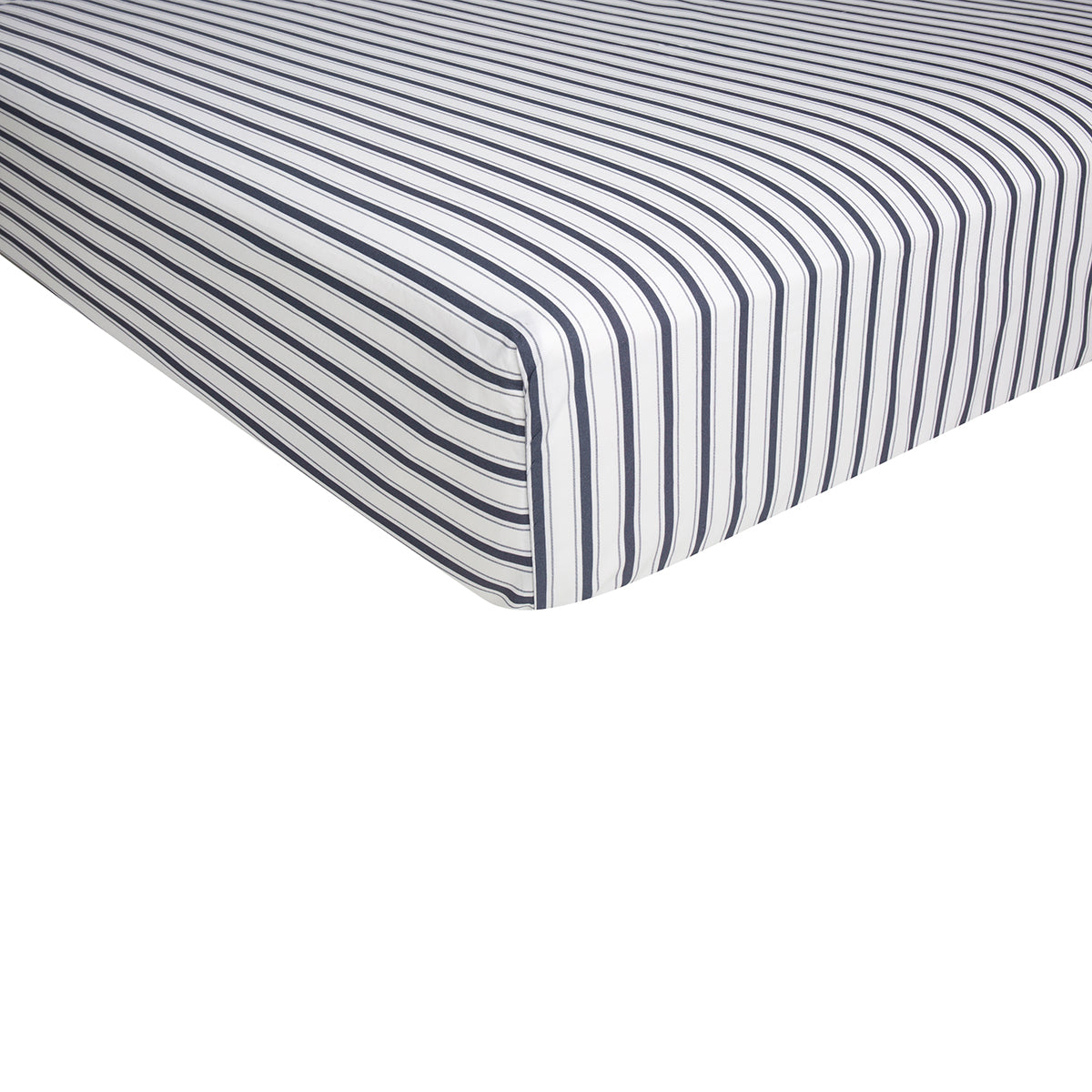 4 Continents - Fitted Sheet - White/Blue