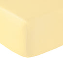 Plain Percale - Fitted Sheet - Yellow