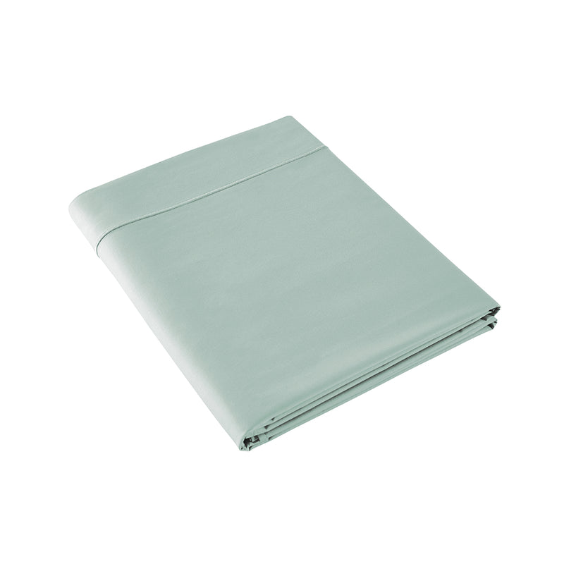 Plain Percale - Flat Sheet - Water Green