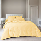 Percale Unie - Housse de Couette - Jaune