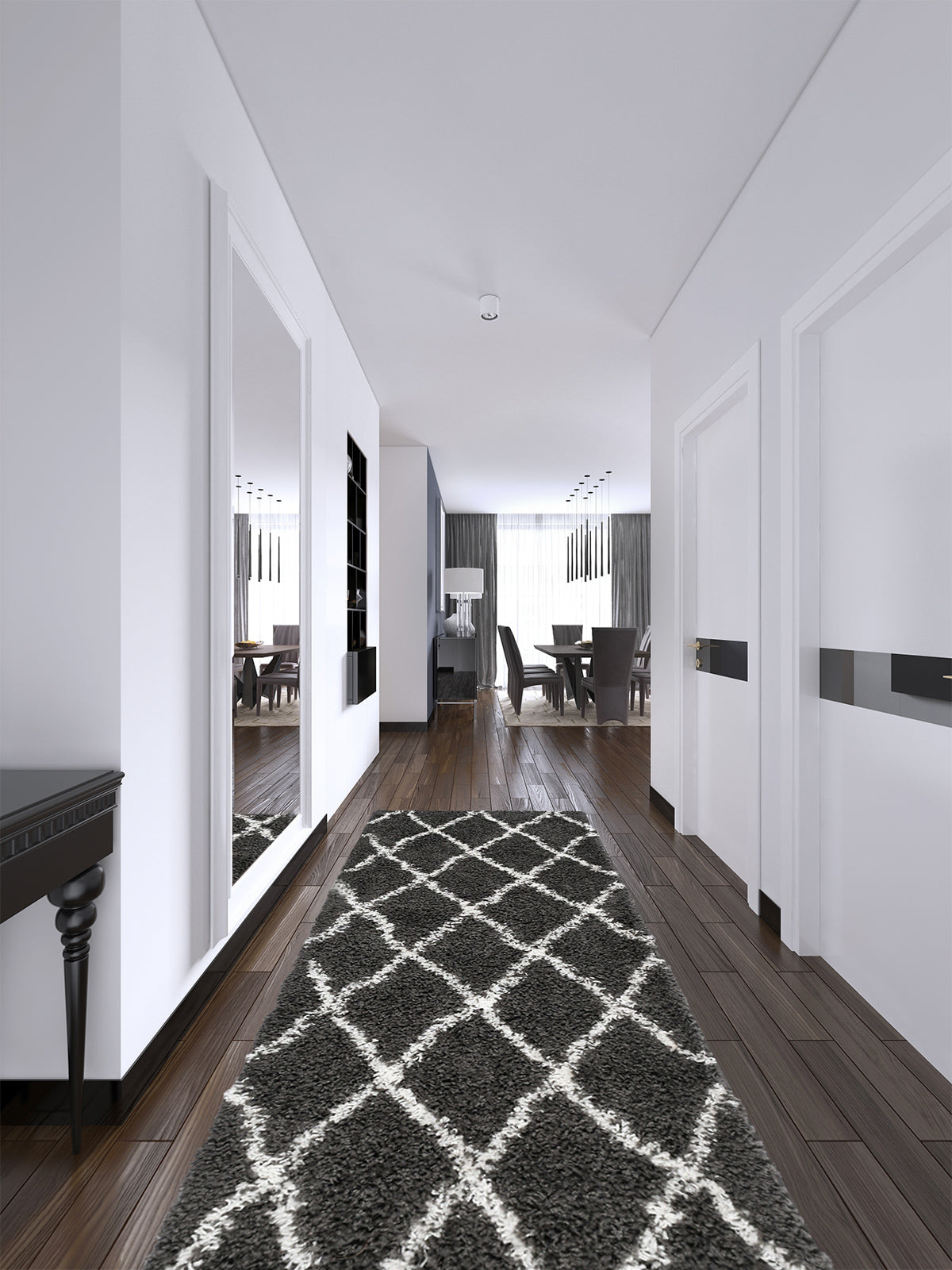 Asma - Tapis D'Intérieur - Polypropylène - Anthracite