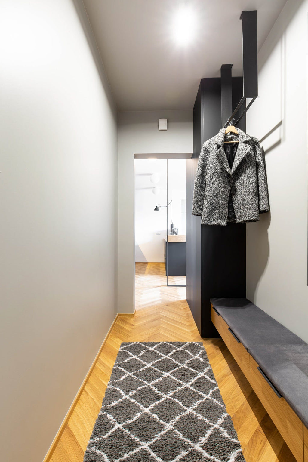 Asma - Tapis D'Intérieur - Polypropylène - Anthracite
