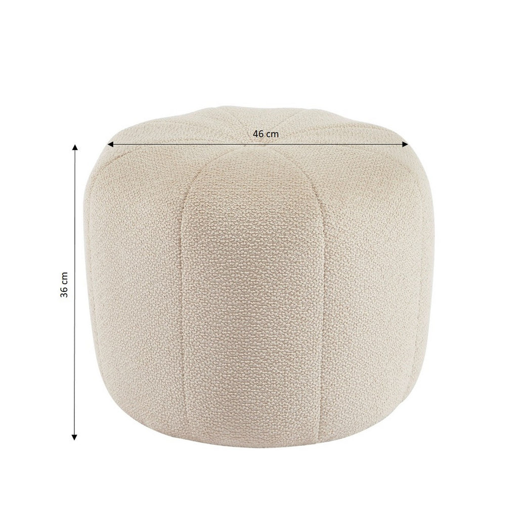 Assa - Hocker - Stoff - Beige