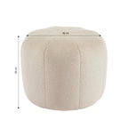 Assa - Hocker - Stoff - Beige