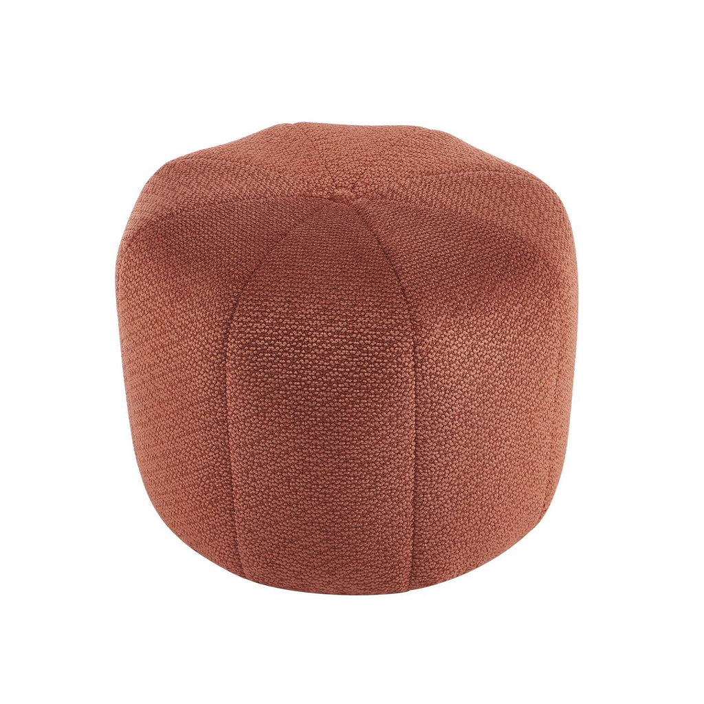 Assa - Pouf - Tissu - Bordeaux