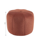 Assa - Pouf - Tissu - Bordeaux