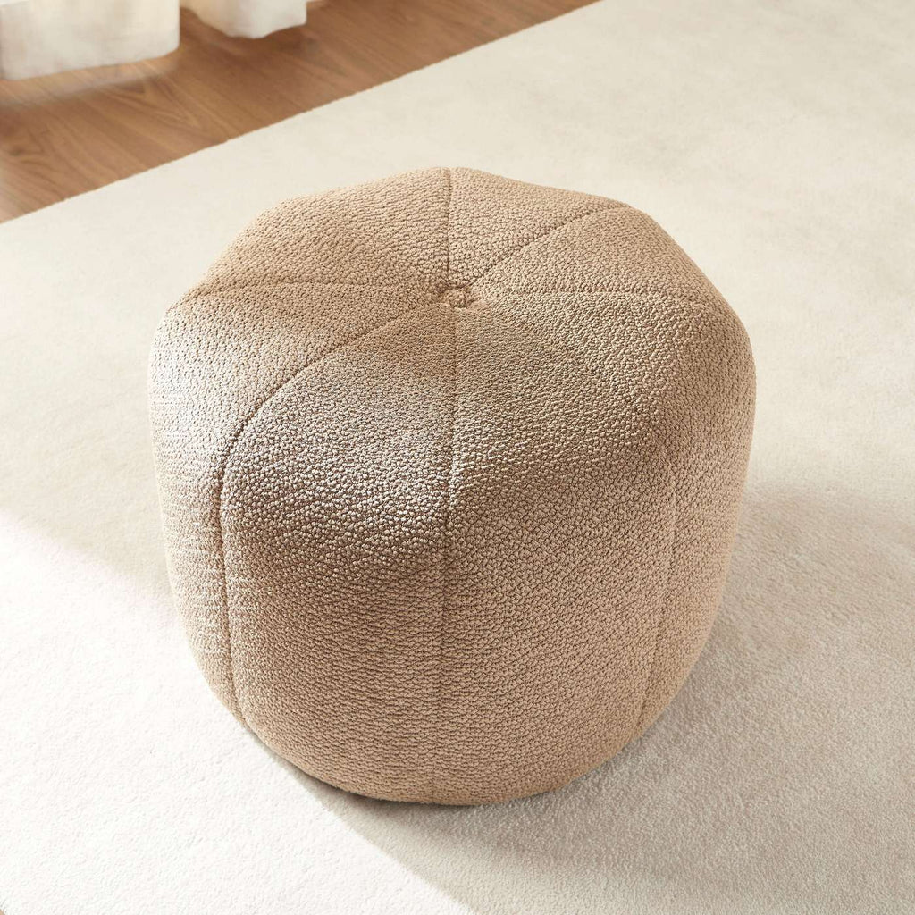 Assa - Pouf - Tissu - Marron