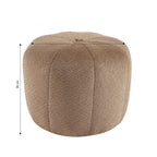 Assa - Pouf - Tissu - Marron