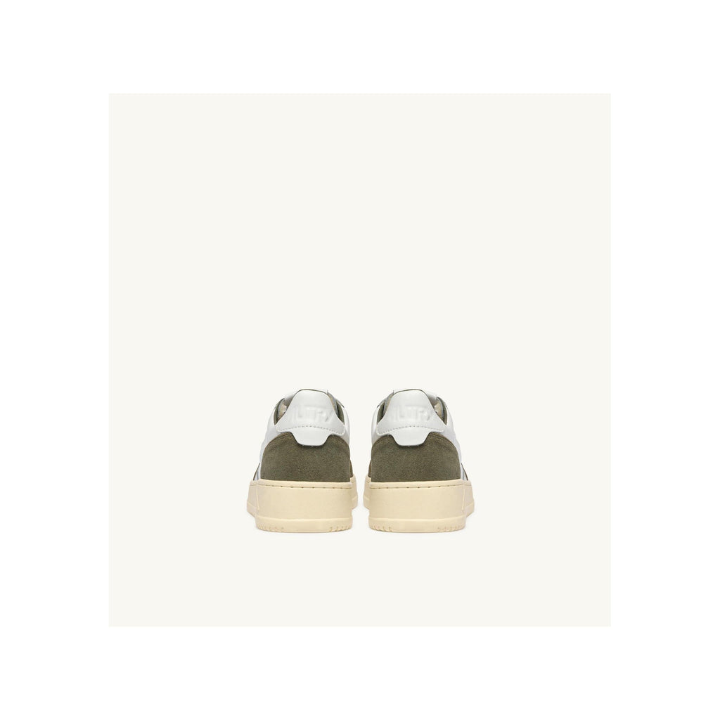 Autry Medalist Low White Smoked Green - Blanc;Vert