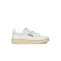Autry Medalist Leather Low White - White