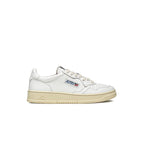 Autry Medalist Leather Low White - White