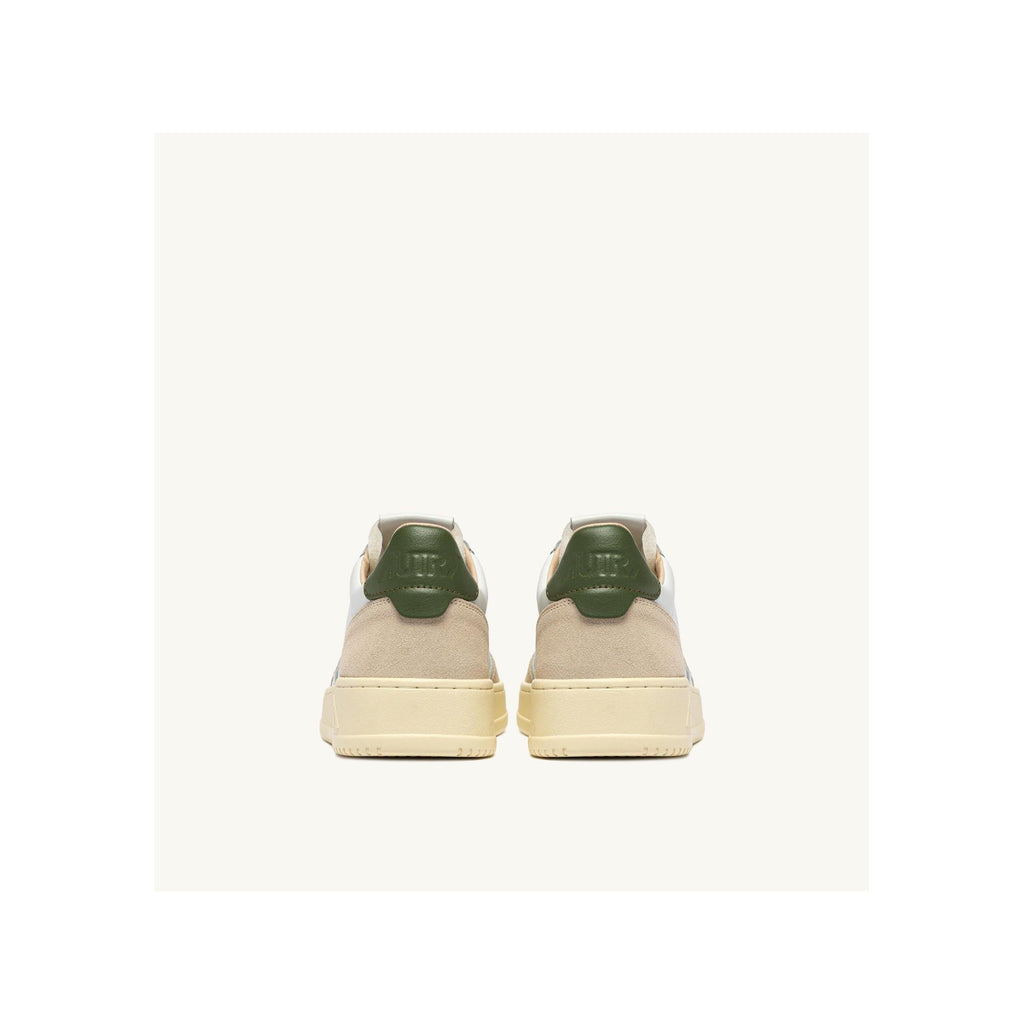 Autry Medalist Low White Bronze Green - Blanc;Marron;Vert