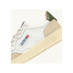 Autry Medalist Low White Bronze Green - Blanc;Marron;Vert