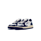 Autry Medalist Leather Low White Navy (W) - White