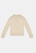 Pull Col Polo Aurore - Blanc Dore - Femme