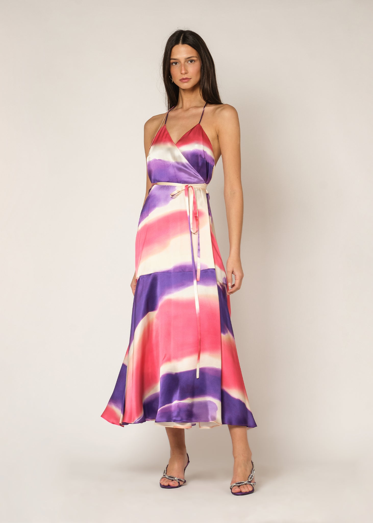 Aurore Tie & Die Dress