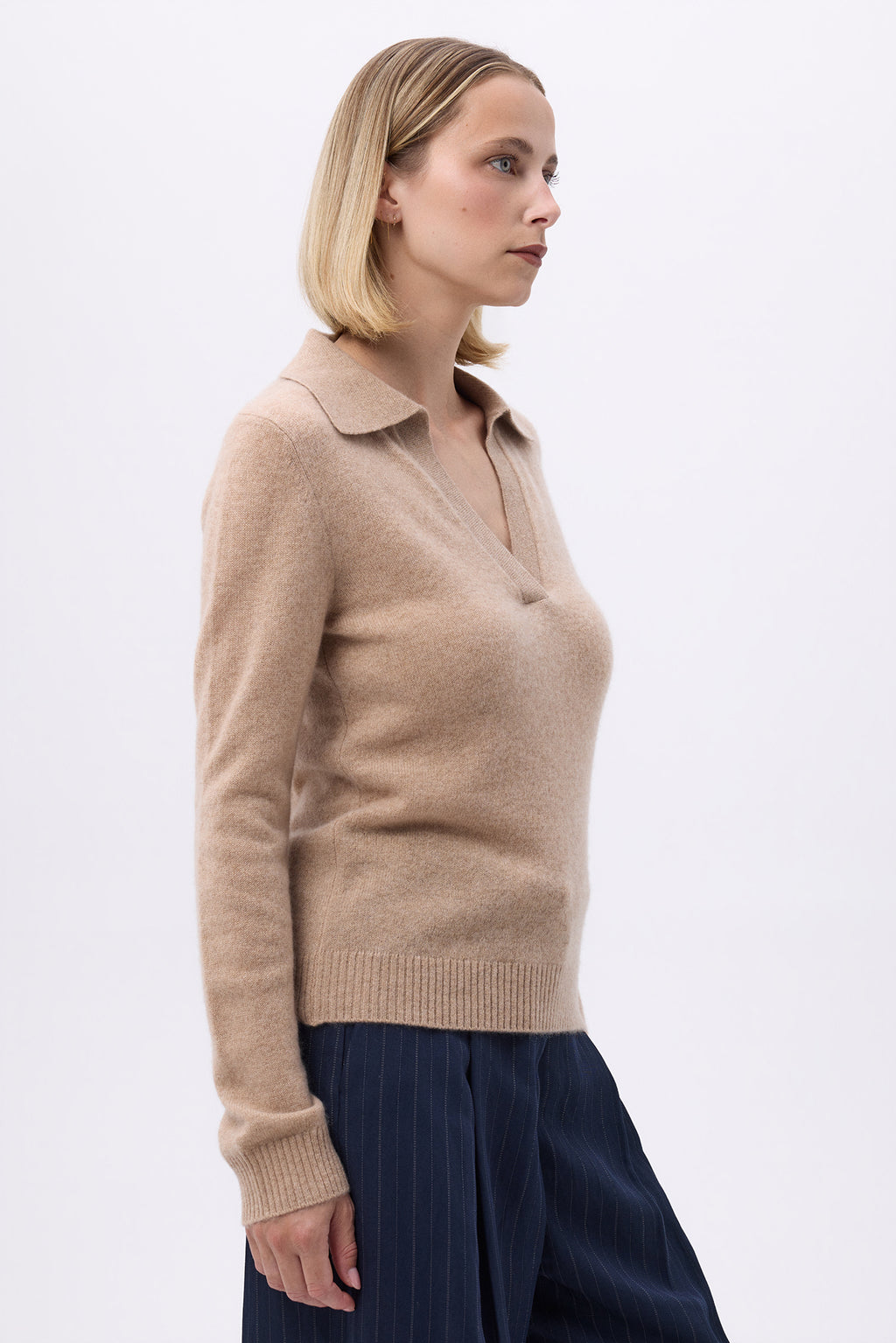 Polopullover Aurore - Cremeweiß - Damen