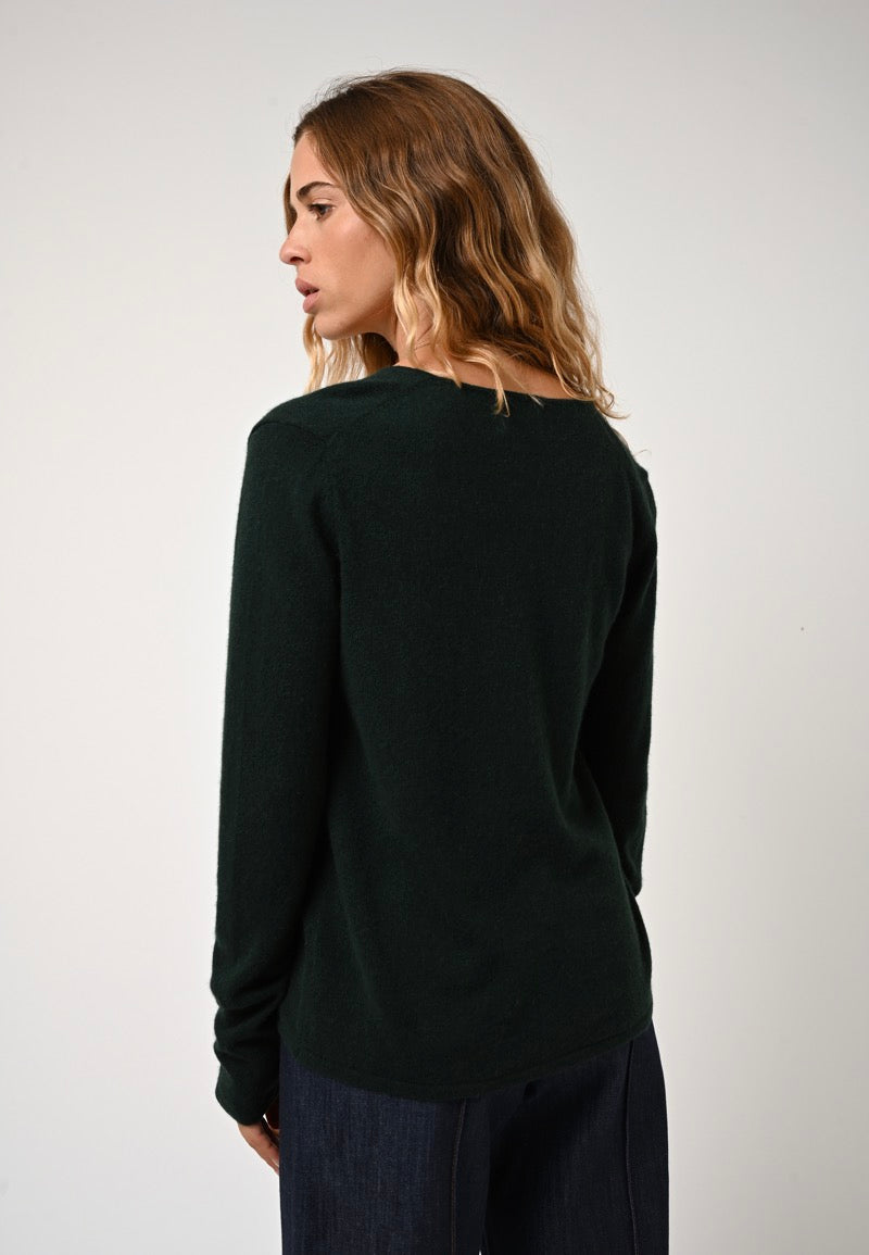 V-halset cardigan - Chalais - Cypres