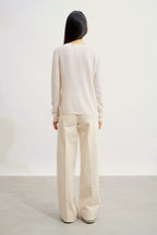Cardigan met V-hals - Chalais - Wit