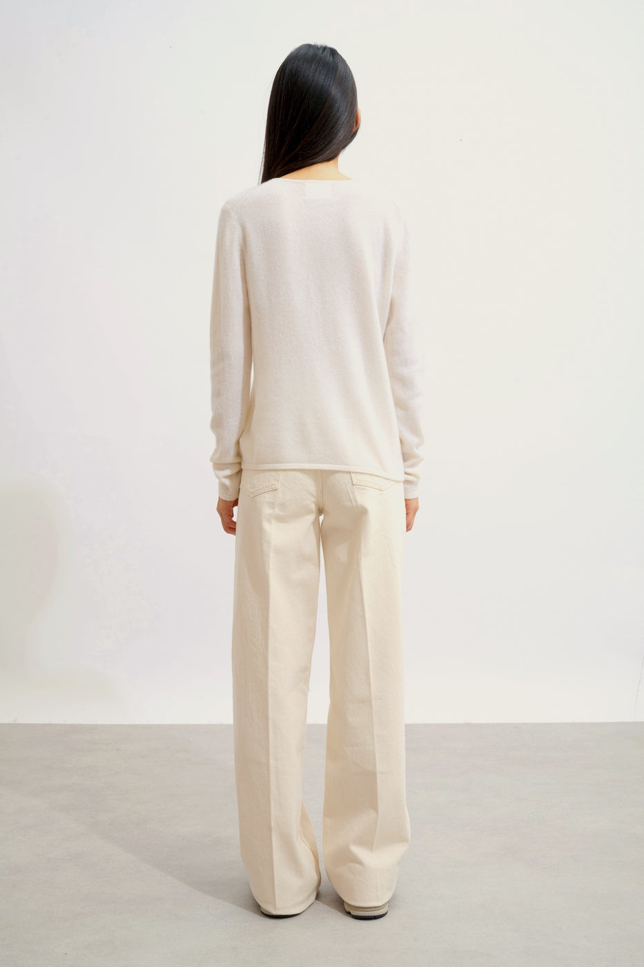 Cardigan met V-hals - Chalais - Wit