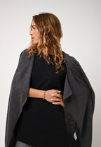 Veste Longue - Chésery - Anthracite Chiné