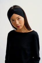 Trui met boothals - Criou - Zwart