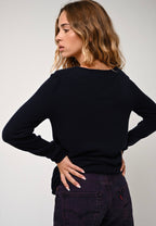 Pull Col Bateau - Criou - Bleu