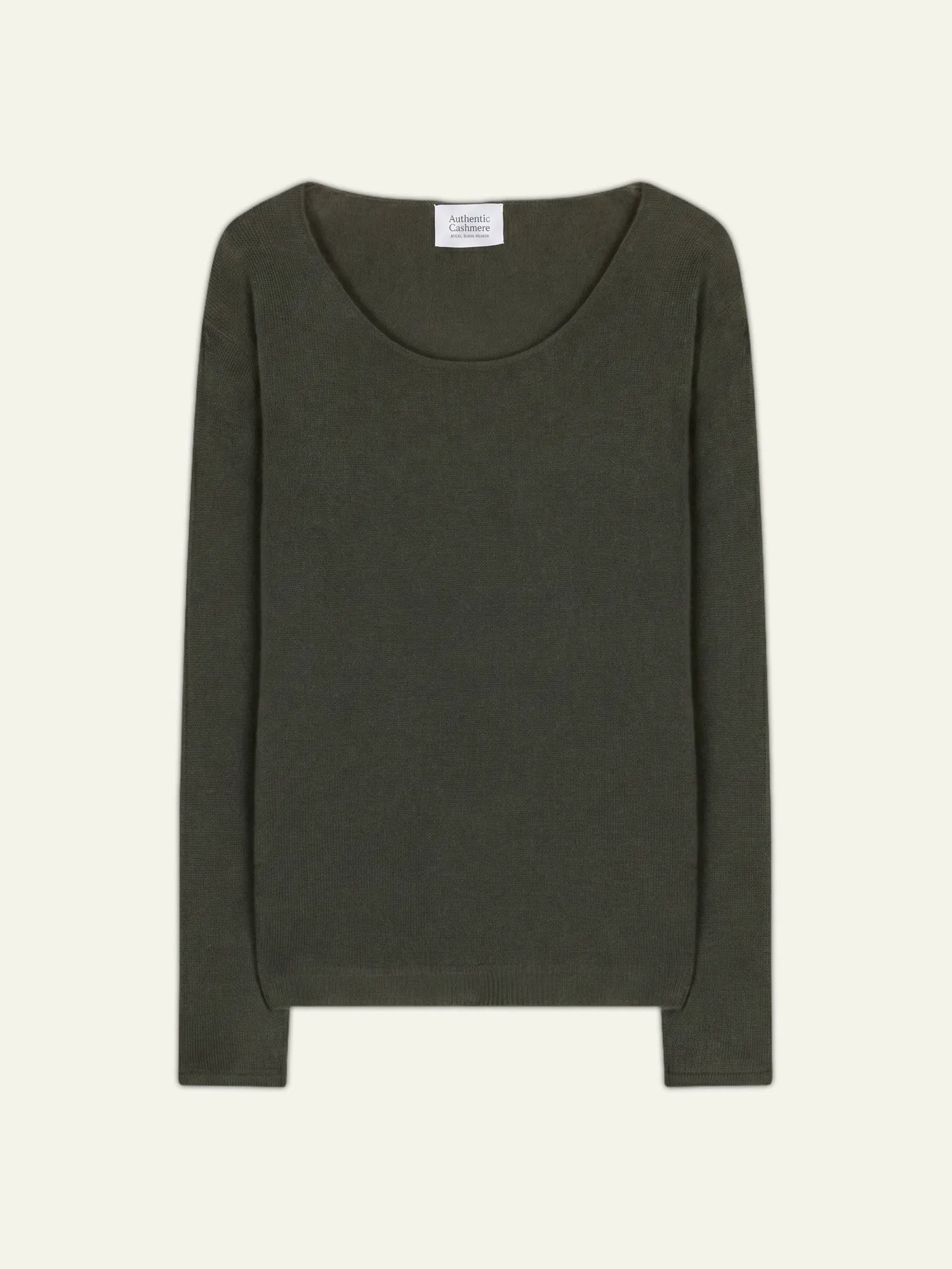 Crew-Neck Jumper - Lanfon - Khaki