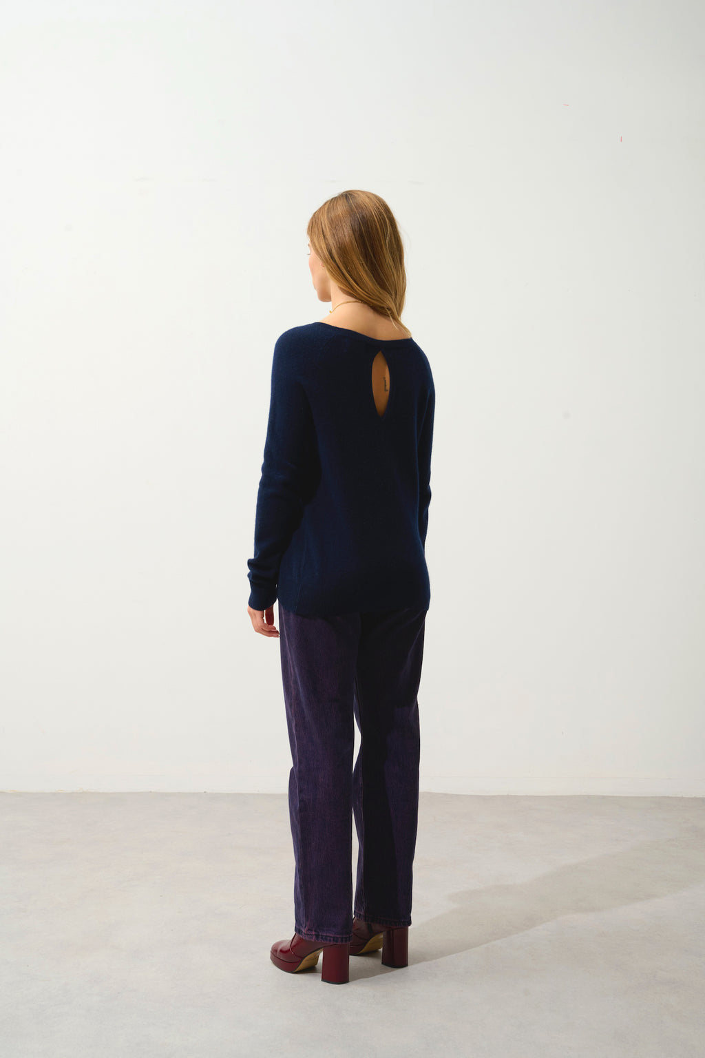 Jersey Cuello Barco Gota Espalda - Dibona - Navy