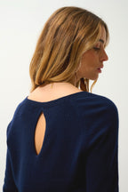Jersey Cuello Barco Gota Espalda - Dibona - Navy