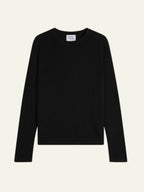 Round Neck Jumper - Ecrin - Black