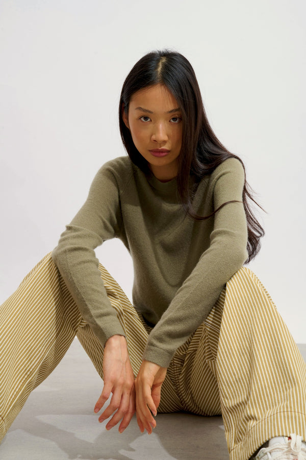 Maglione a Girocollo - Ecrin - Army