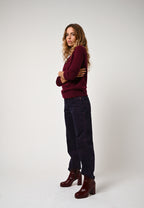 Round-Neck Jumper - Etret - Red
